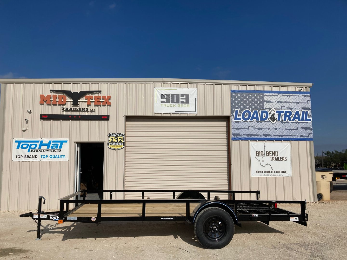 New 2025 Top Hat DSA 14'X77" Utility Trailer