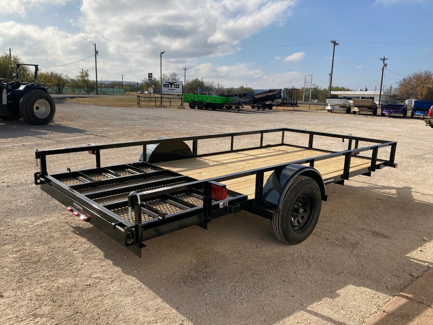 New 2025 Top Hat DSA 14'X77" Utility Trailer