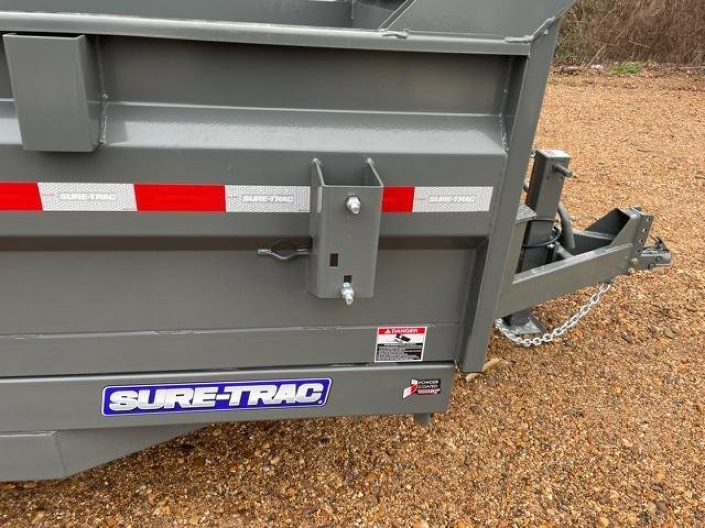 New 2026 Sure-Trac 7X14 14K Low Pro Scissor Lift Dump Trailer