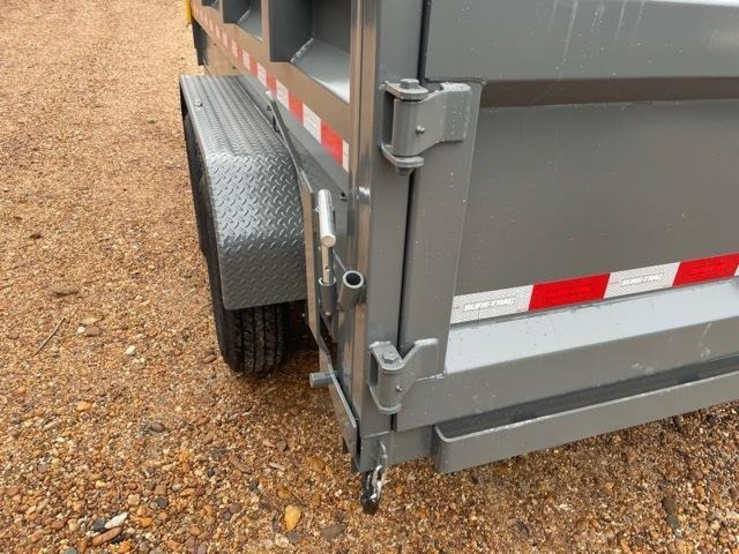 New 2026 Sure-Trac 7X14 14K Low Pro Scissor Lift Dump Trailer