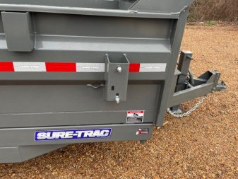 New 2026 Sure-Trac 7X14 14K Low Pro Scissor Lift Dump Trailer