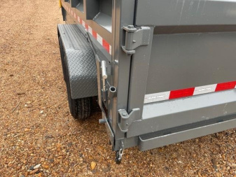 New 2026 Sure-Trac 7X14 14K Low Pro Scissor Lift Dump Trailer
