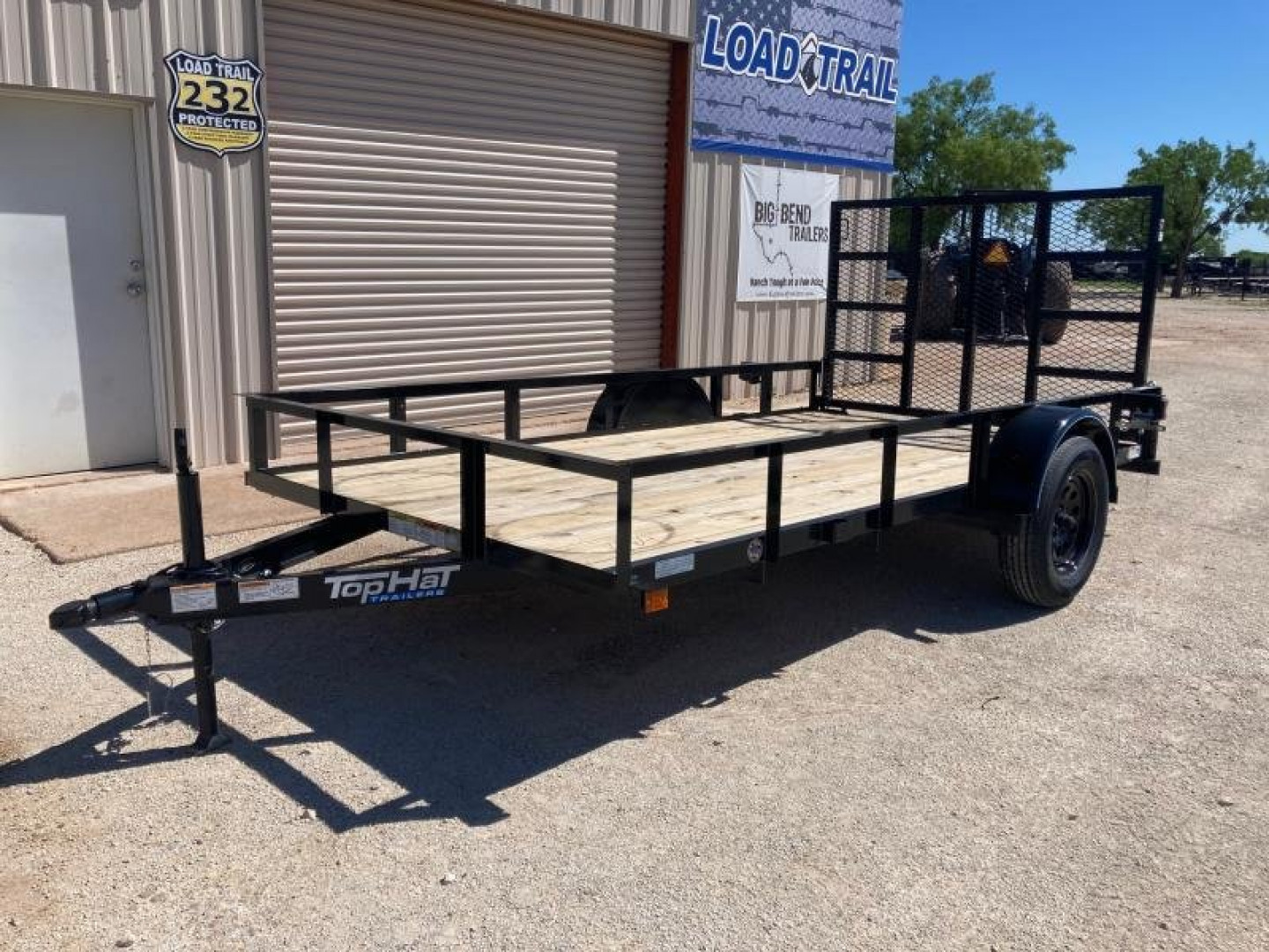 New 2025 Top Hat DSA 12*77 Utility Trailer