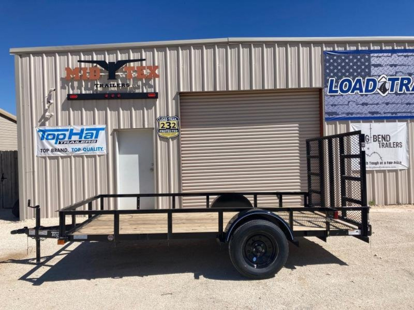 New 2025 Top Hat DSA 12*77 Utility Trailer