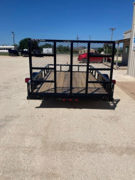 New 2025 Top Hat DSA 12*77 Utility Trailer