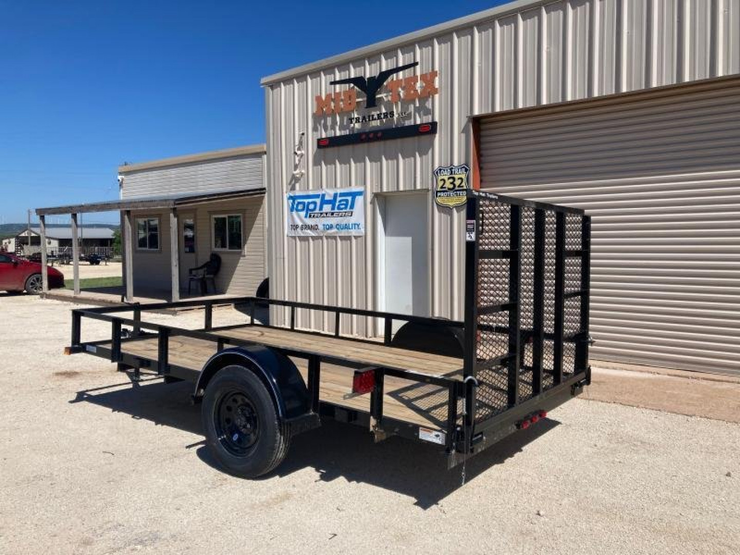 New 2025 Top Hat DSA 12*77 Utility Trailer