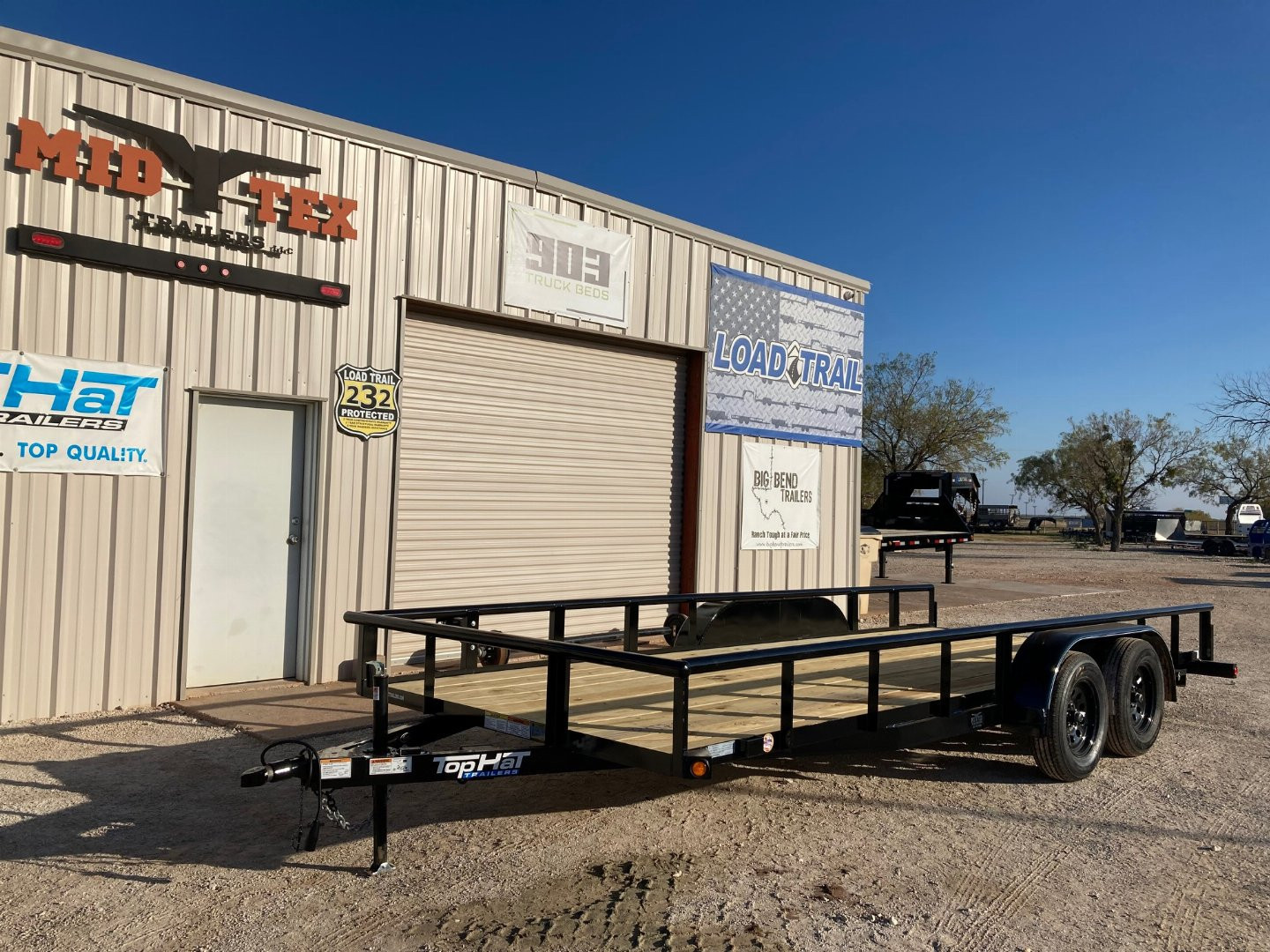 New 2025 Top Hat MP 18X83 Utility Trailer W/SIR