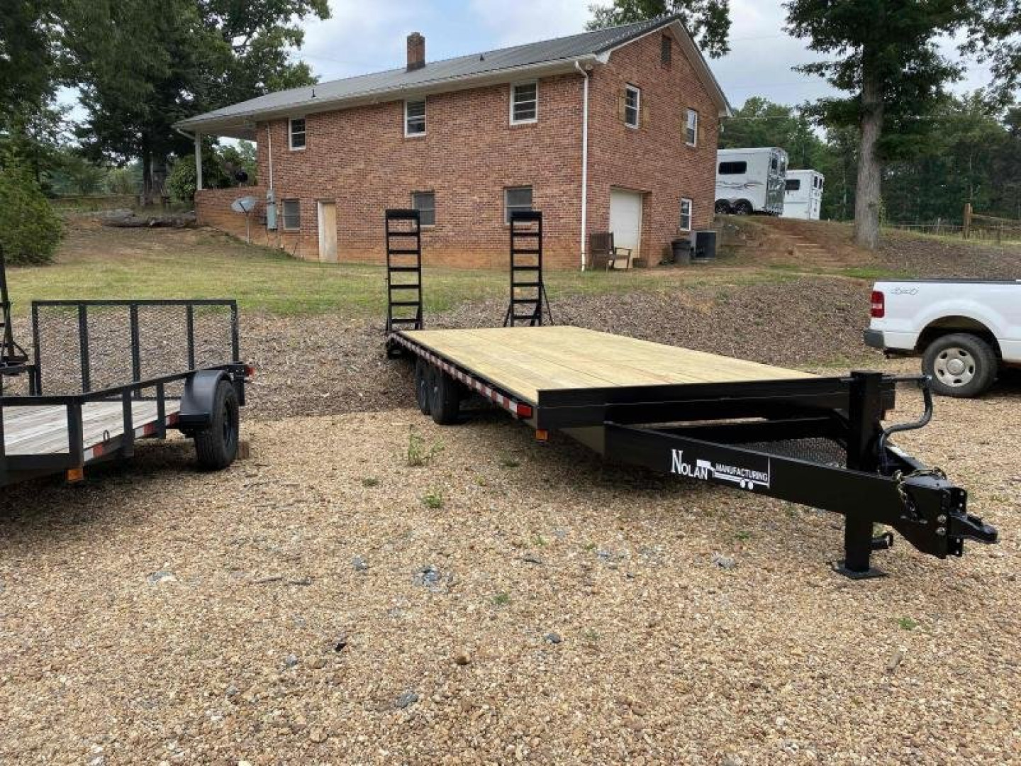 New 2026 Nolan Manufacturing 24' 14k Deckover Equipment Trailer