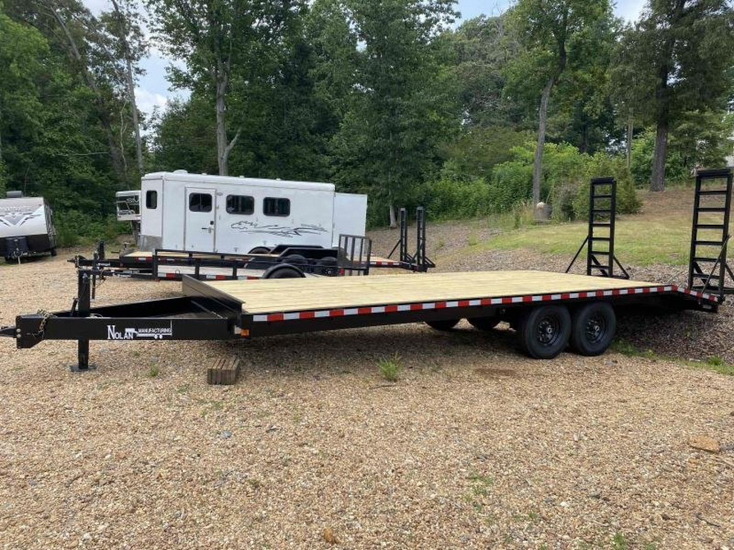 New 2026 Nolan Manufacturing 24' 14k Deckover Equipment Trailer
