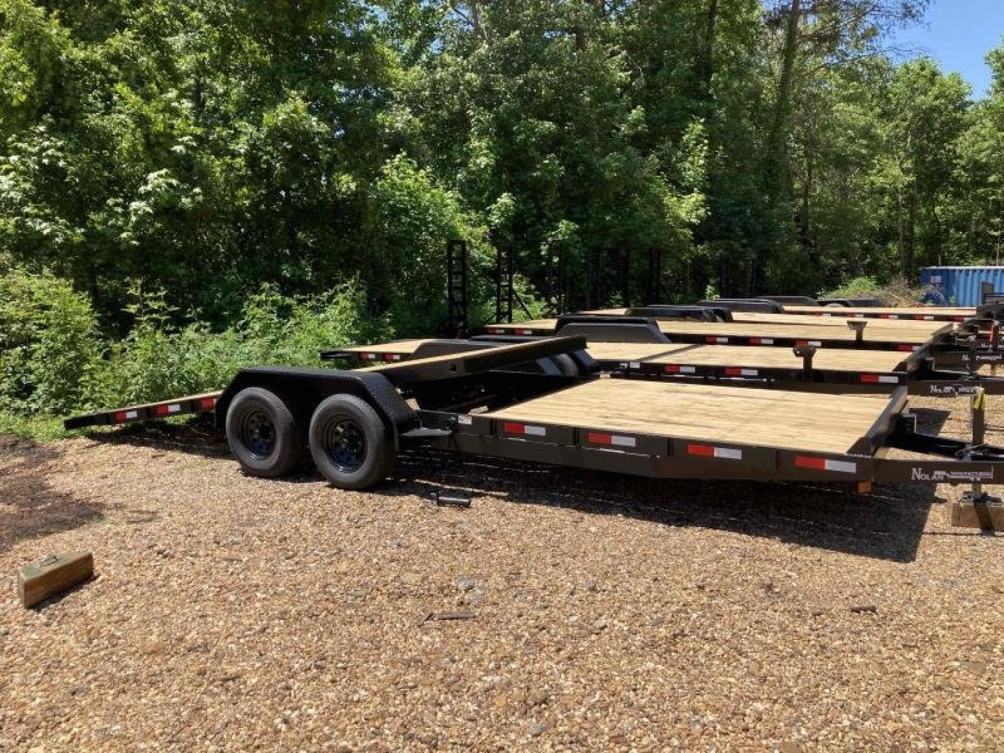 New Nolan Manufacturing 7x22 14K Half Tilt Trailer Open Equipment Trailer