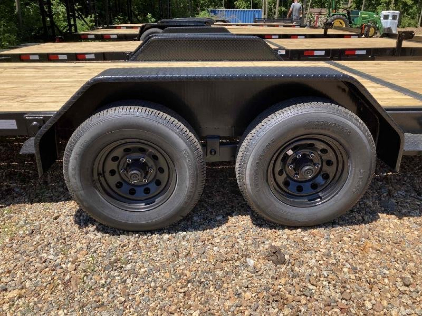 New Nolan Manufacturing 7x22 14K Half Tilt Trailer Open Equipment Trailer