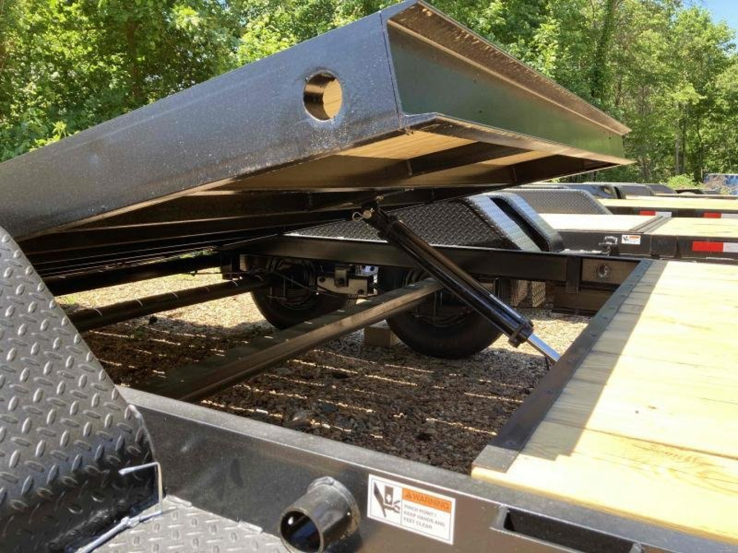 New Nolan Manufacturing 7x22 14K Half Tilt Trailer Open Equipment Trailer