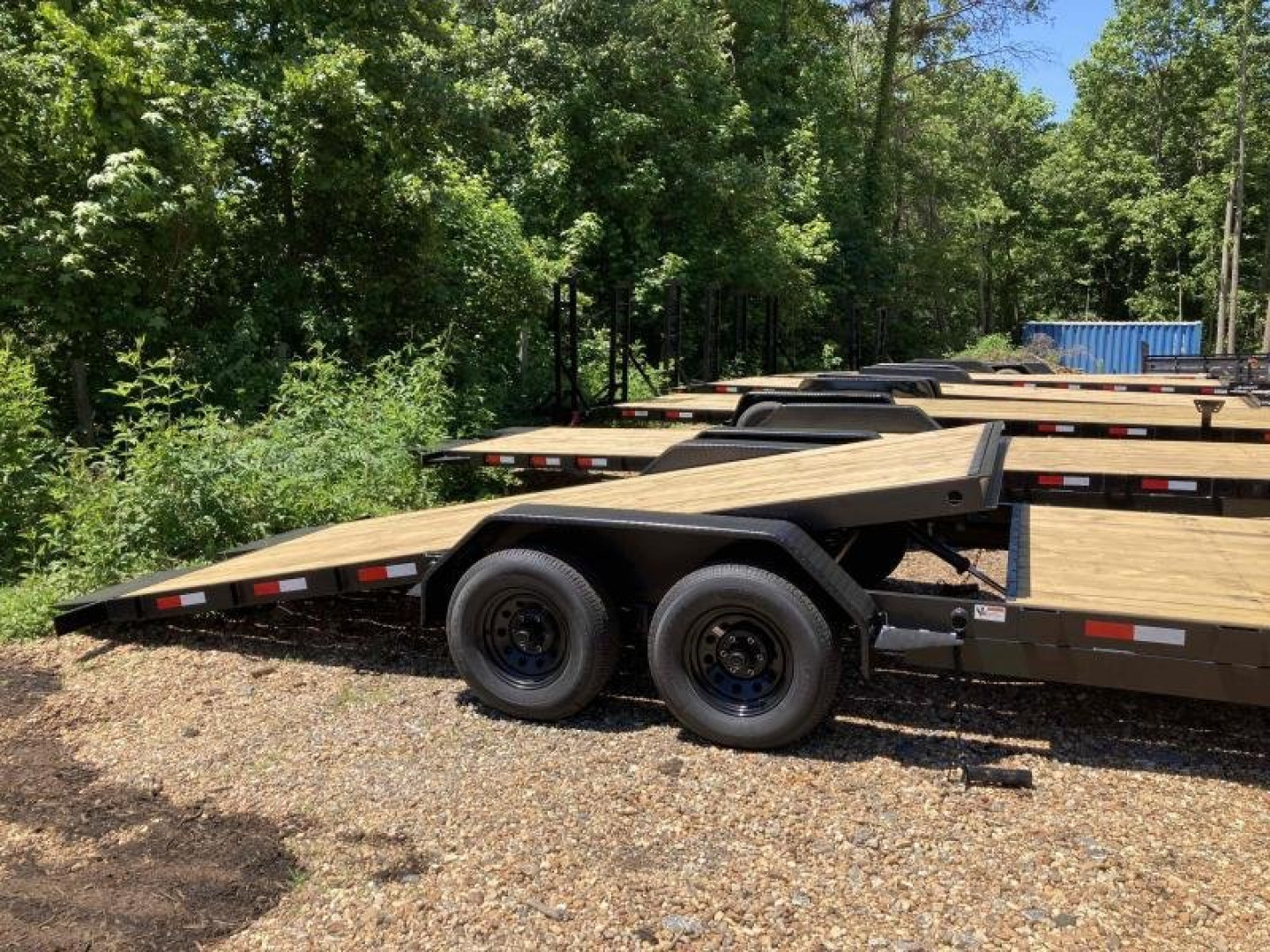 New Nolan Manufacturing 7x22 14K Half Tilt Trailer Open Equipment Trailer