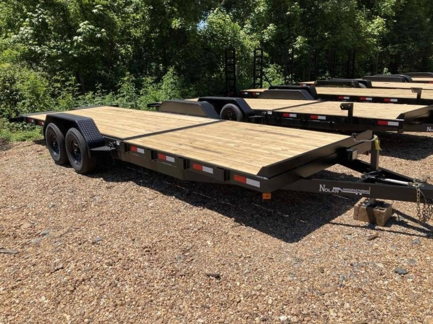 New Nolan Manufacturing 7x22 14K Half Tilt Trailer Open Equipment Trailer