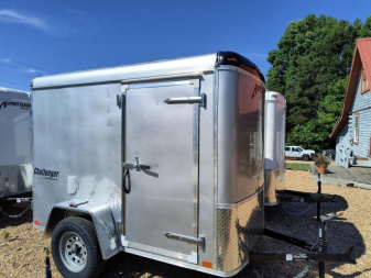 New Homesteader 5X8CS Enclosed Trailer w/Rear Swing Door