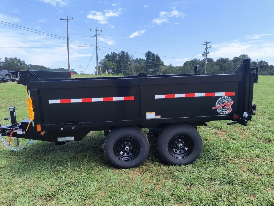 New 2026 Homesteader Trailer 6X10 10K Deckover Dump Trailer