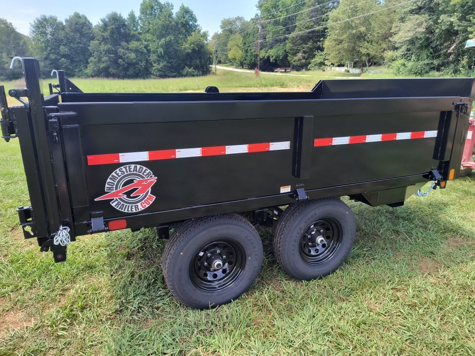 New 2026 Homesteader Trailer 6X10 10K Deckover Dump Trailer