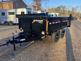 New Homesteader 610MB  Dump Trailer Drop Side Wall & Combo Rear Gate