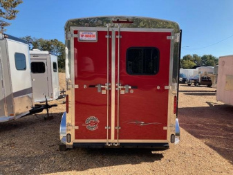 New Homesteader 2 Horse Bumper Pull Slant Load Trailer w/ Extended Tack, AC, Awning CUSTOM ORDER