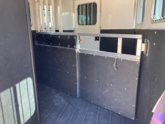 New Homesteader 2 Horse Bumper Pull Slant Load Trailer w/ Extended Tack, AC, Awning CUSTOM ORDER