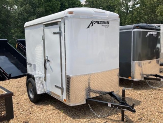 New Homesteader 5X8CS Enclosed Trailer w/Ramp