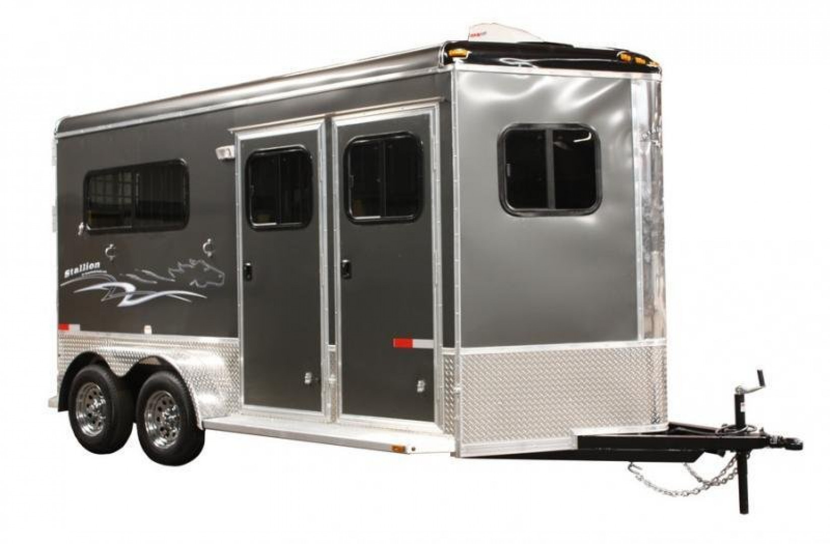 New Homesteader Trailer 214FB 2 Horse Direct Load Warmblood Horse Trailer