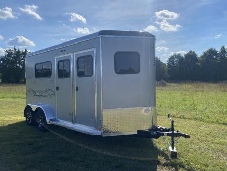 New 2027 Homesteader 2 Horse Direct Load Warmblood Horse Trailer