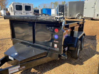 New 2025 Hawke Trailers 6X10 7K Low Profile Dump Trailer