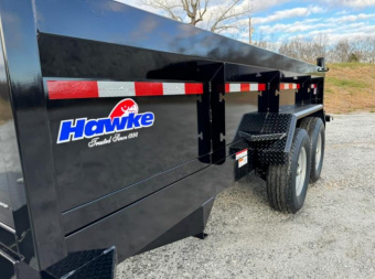 New 2026 Hawke 7X14 14K Low Pro Dump Trailer