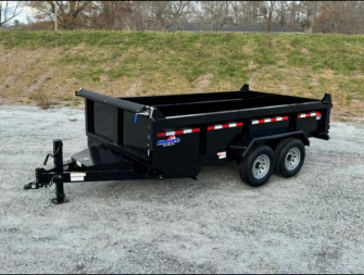 New 2025 Hawke Trailers 7X14 14K Low Profile Dump Trailer