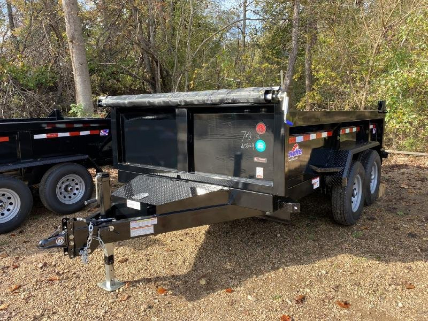 New 2026 Hawke 7X12 12K Low Pro Dump Trailer