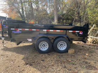 New 2026 Hawke 7X12 12K Low Pro Dump Trailer