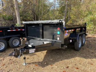 New 2025 Hawke Trailers 7 X 12 12K Low Profile  Dump Trailer