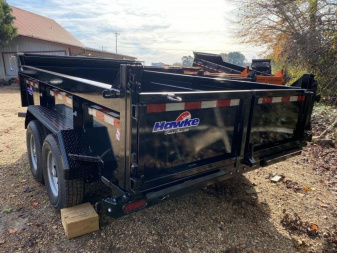 New 2026 Hawke 7X12 12K Low Pro Dump Trailer