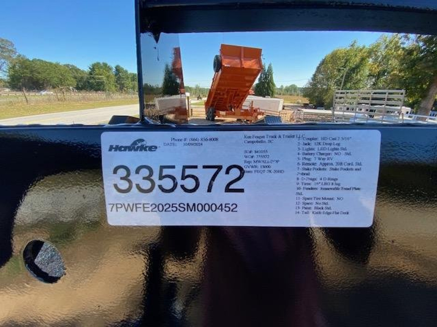 New 2026 Hawke Trailers 20' Power Tilt Equipment Trailer