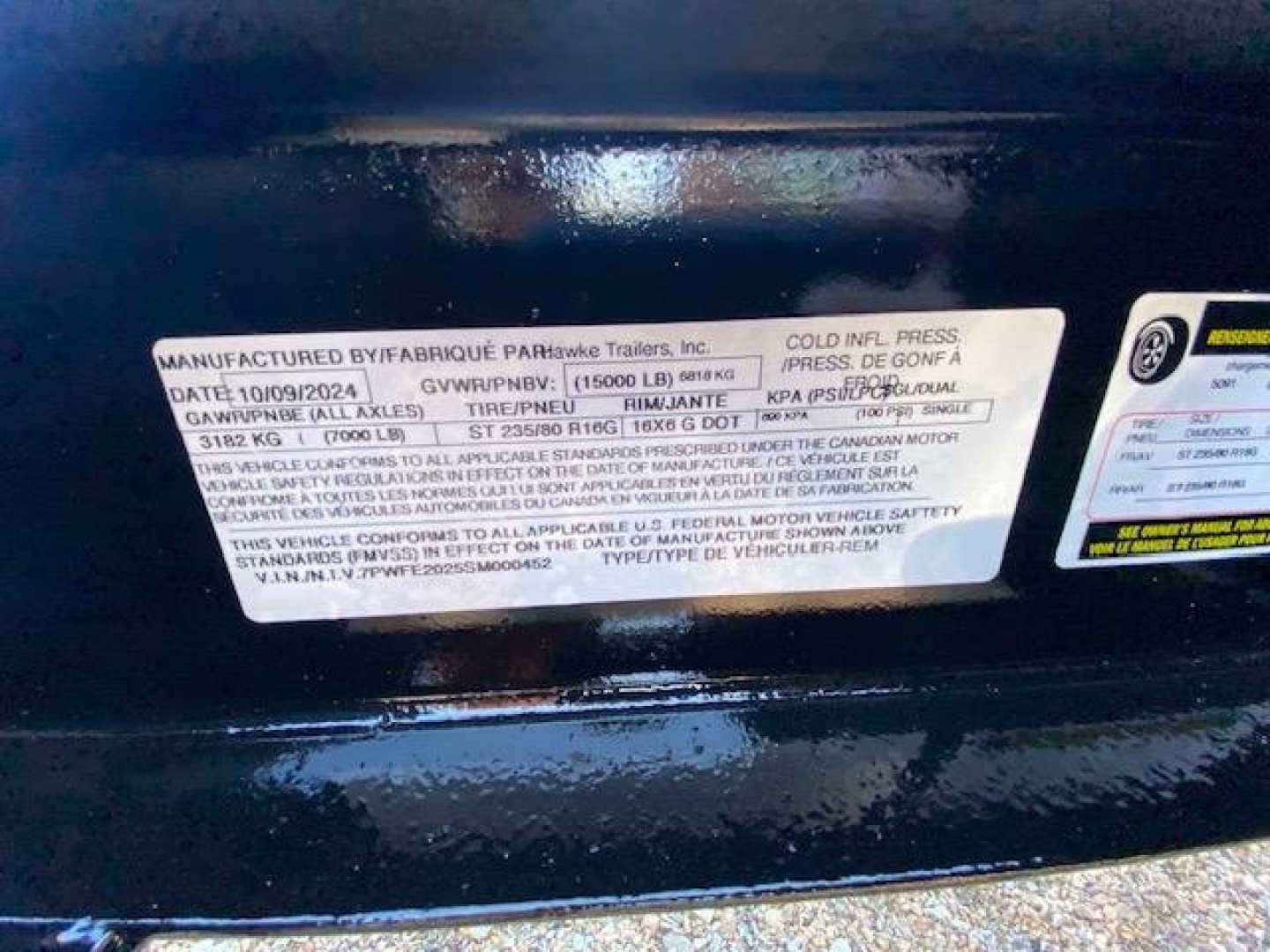 New 2026 Hawke Trailers 20' Power Tilt Equipment Trailer