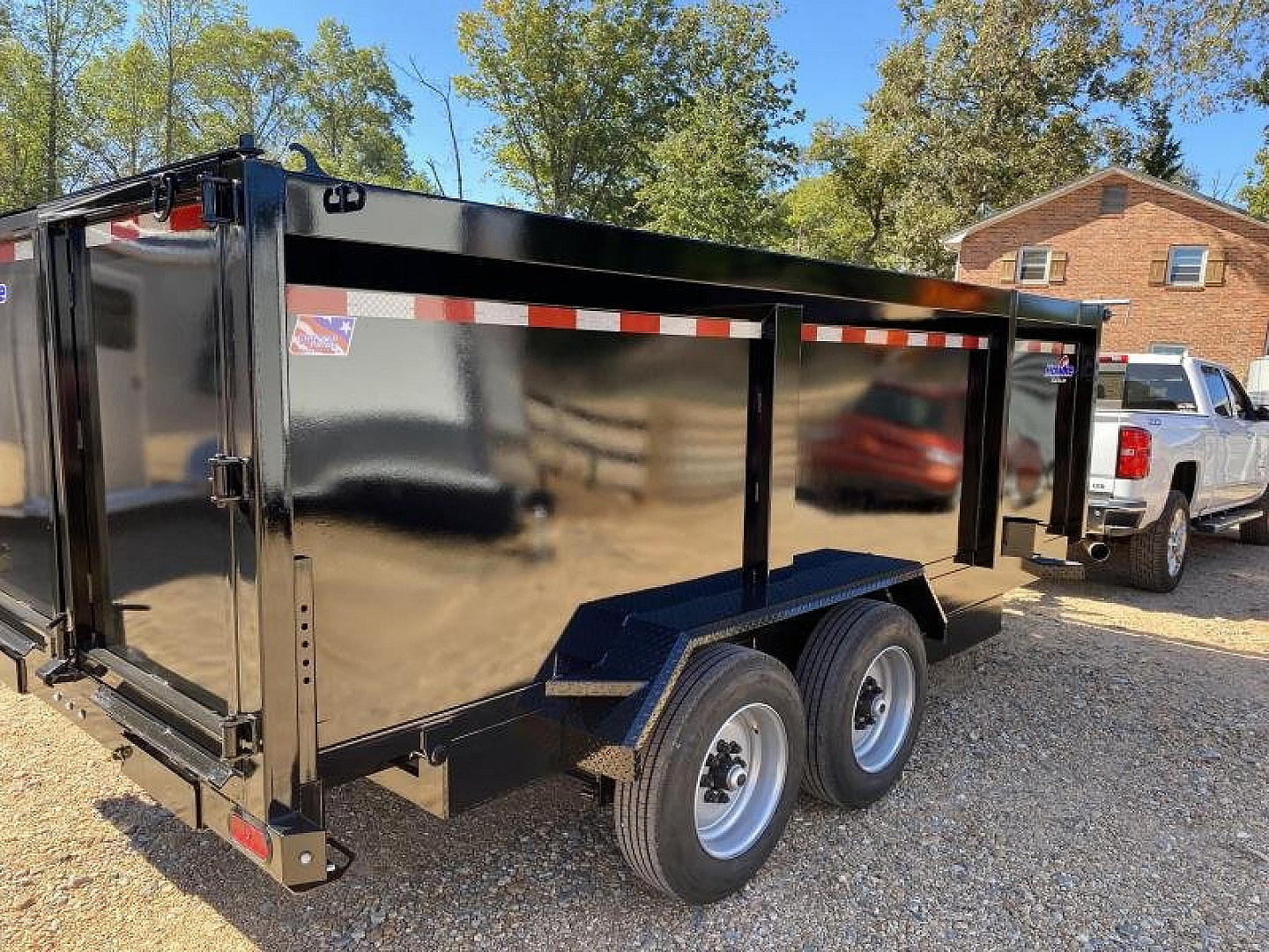 New 2026 Hawke Trailers Hawke7x16 17K 48" Dump Trailer