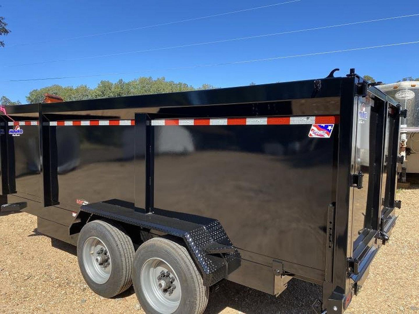 New 2026 Hawke Trailers Hawke7x16 17K 48" Dump Trailer