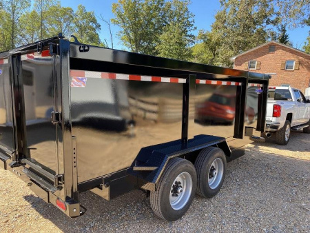 New 2026 Hawke Trailers Hawke7x16 17K 48" Dump Trailer