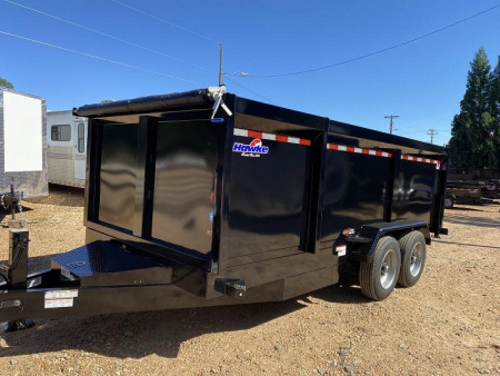 New 2026 Hawke Trailers Hawke7x16 17K 48" Dump Trailer