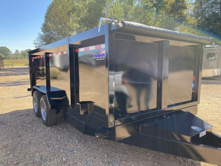 New 2026 Hawke Trailers Hawke7x16 17K 48" Dump Trailer