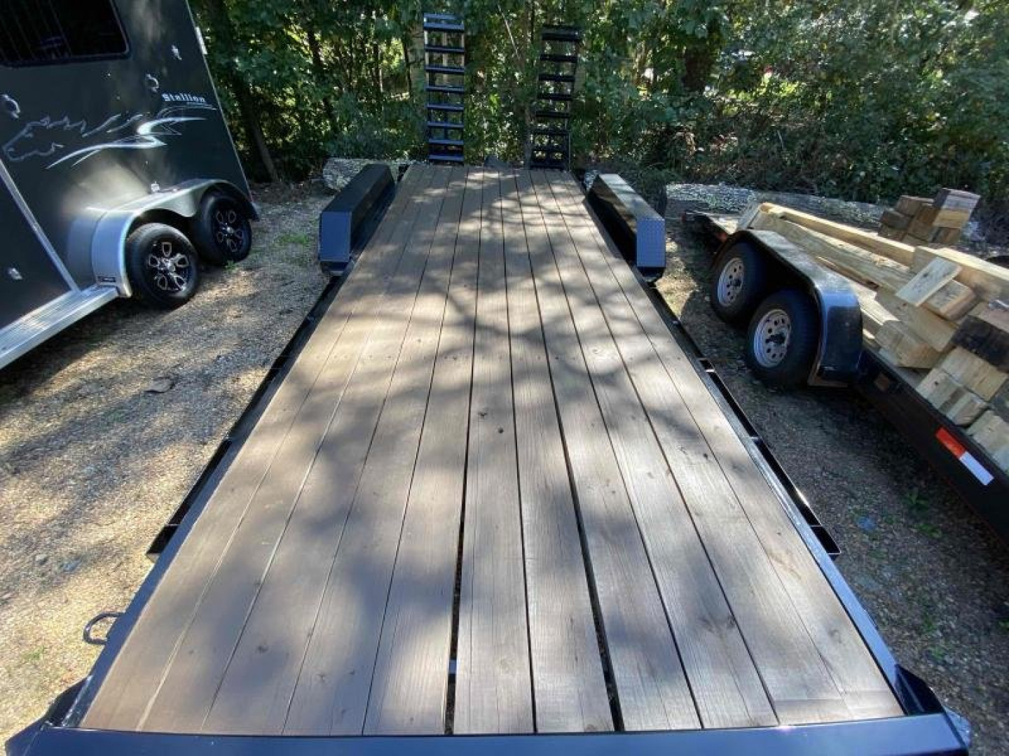 New 2025 Hawke Trailers 7x20 14k Equipment Trailer Open Equipment Trailer