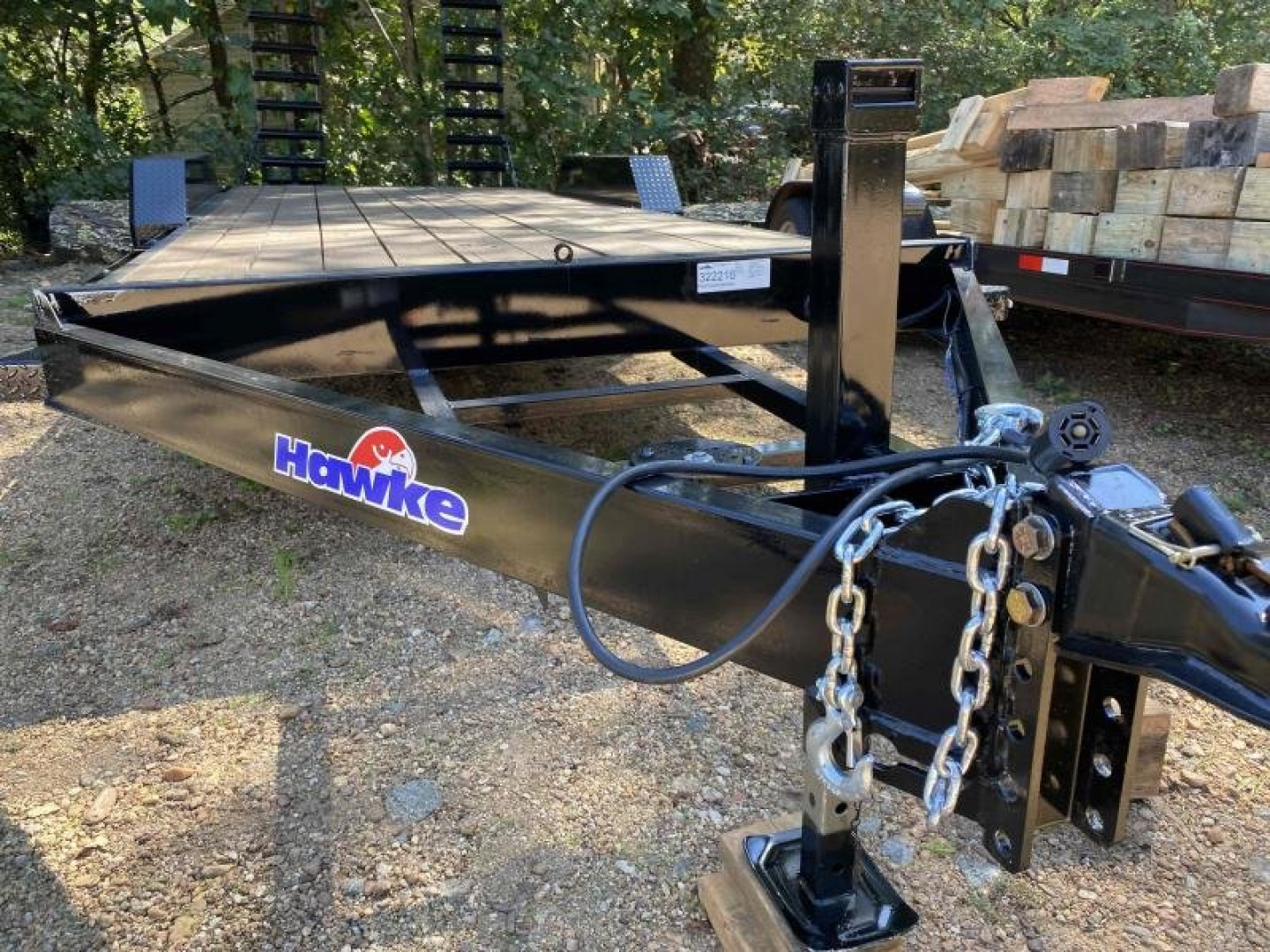 New 2025 Hawke Trailers 7x20 14k Equipment Trailer Open Equipment Trailer