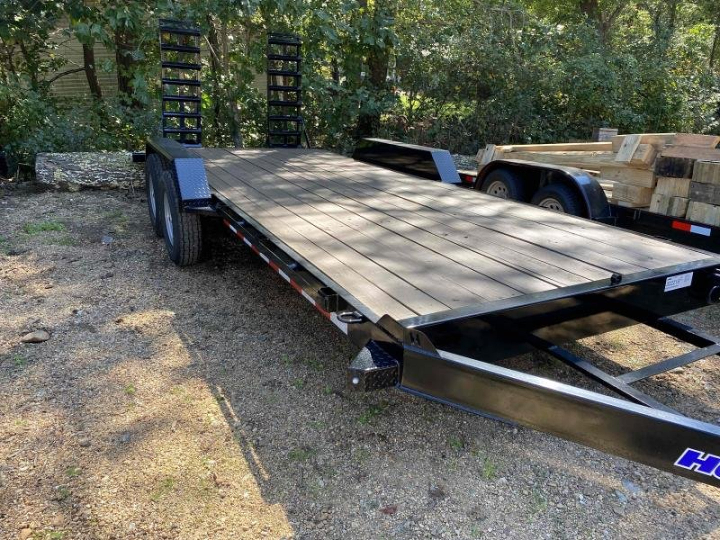 New 2025 Hawke Trailers 7x20 14k Equipment Trailer Open Equipment Trailer