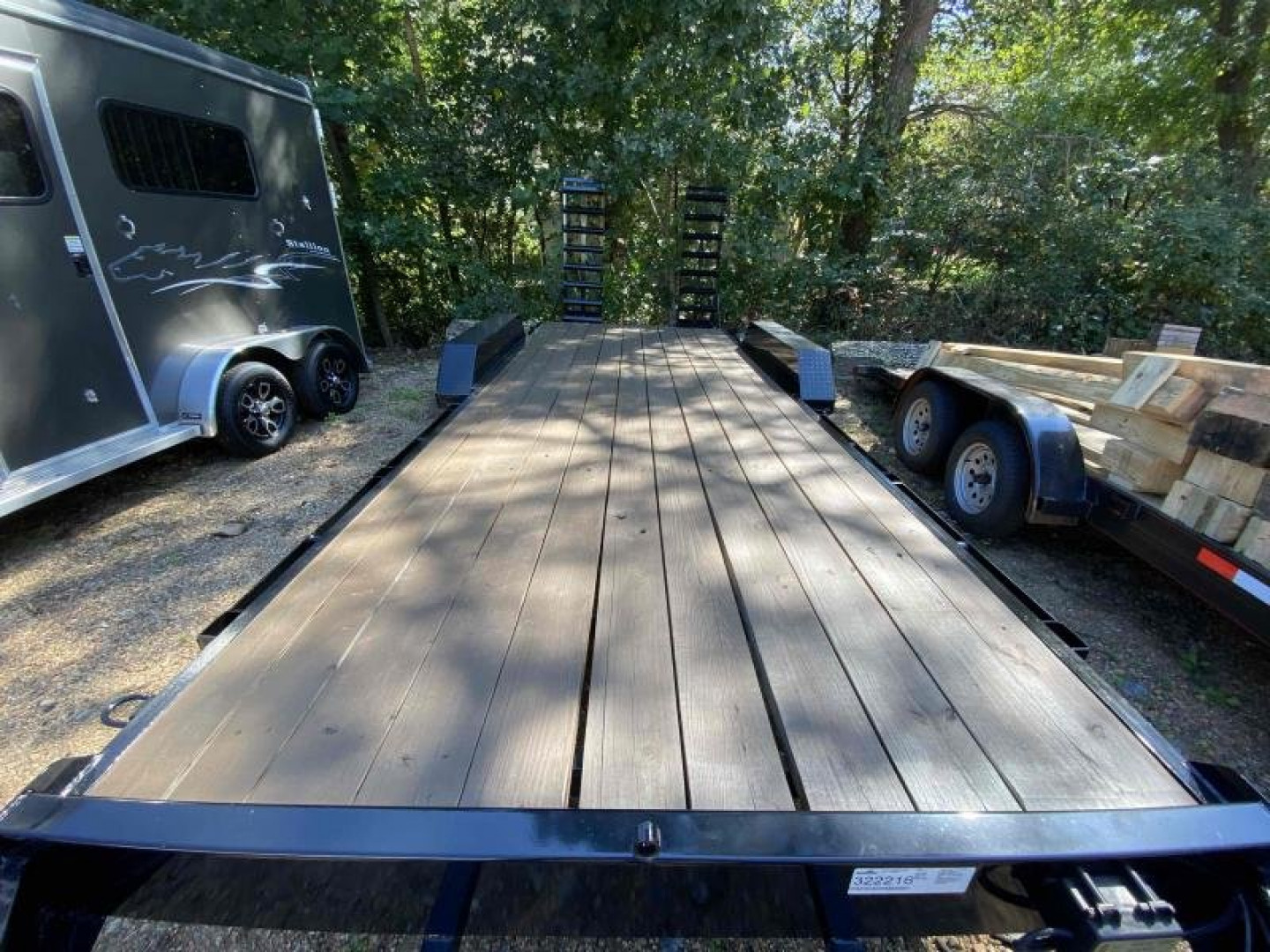 New 2025 Hawke Trailers 7x20 14k Equipment Trailer Open Equipment Trailer