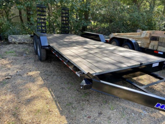 New 2025 Hawke Trailers 7x20 14k Equipment Trailer Open Equipment Trailer