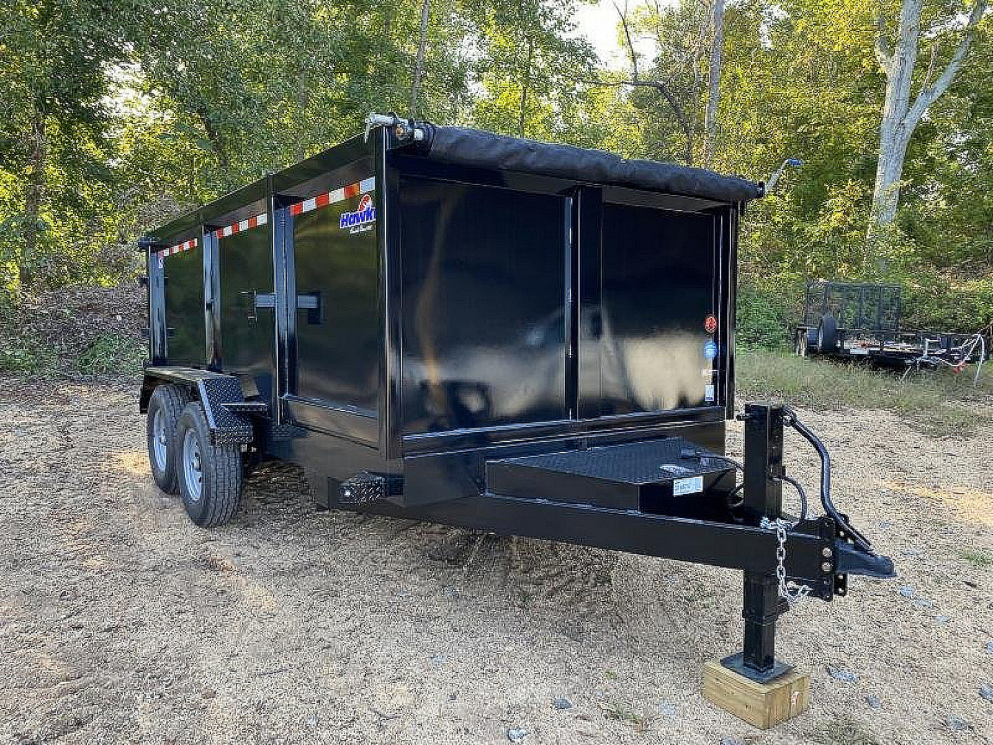 New 2026 Hawke Trailers Hawk 7x14.48" Side Walls 14k Dump Trailer