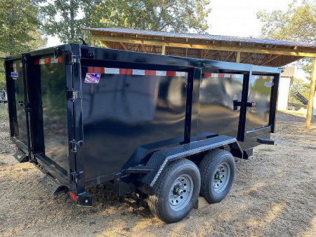 New 2026 Hawke Trailers Hawk 7x14.48" Side Walls 14k Dump Trailer