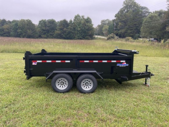 New 2025 Hawke 6x12 Low Pro 10K Dump Trailer