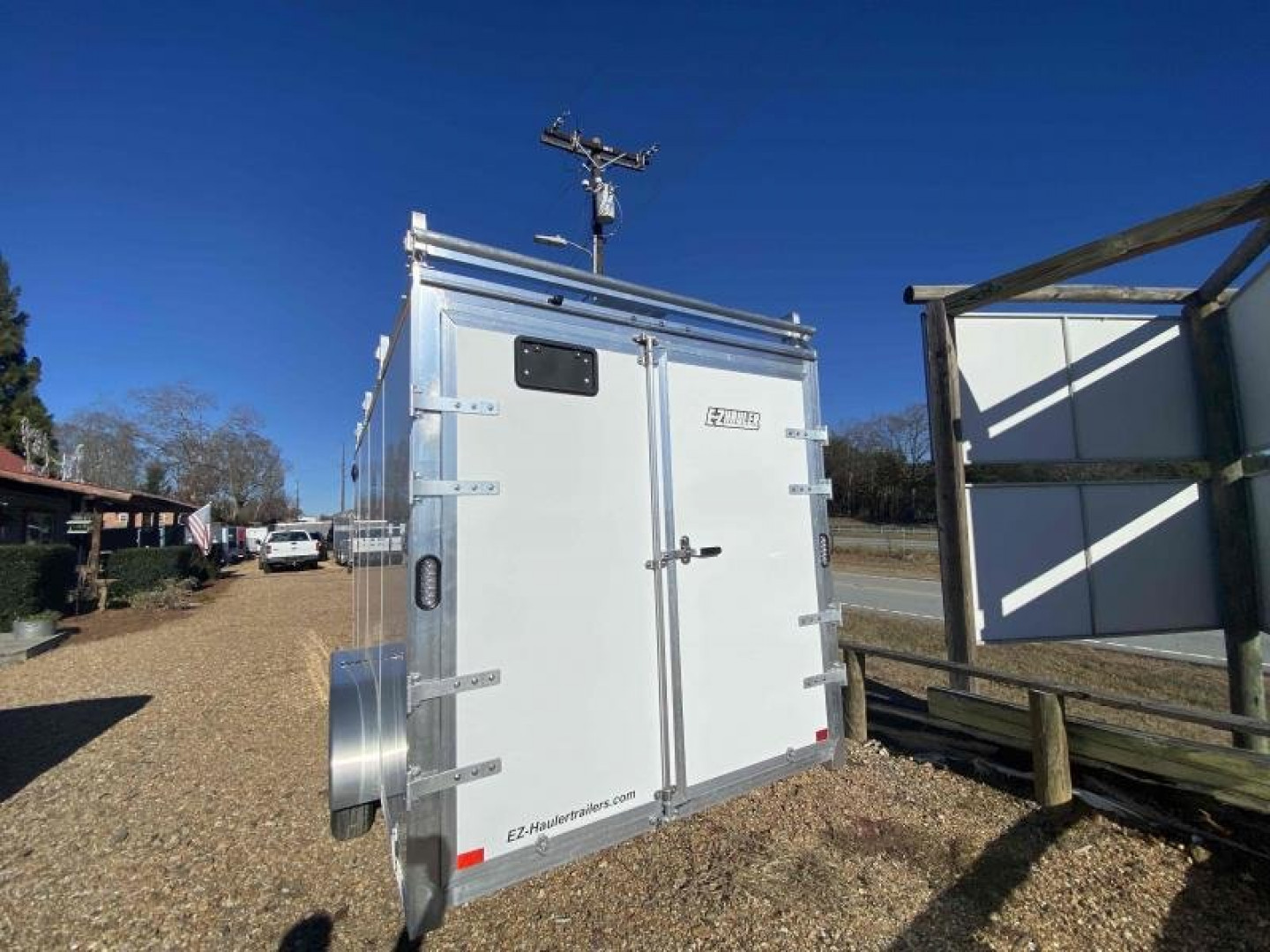 New 2024 EZ Hauler 7x16 Ultimate  Contractor Cargo Aluminum Trailer